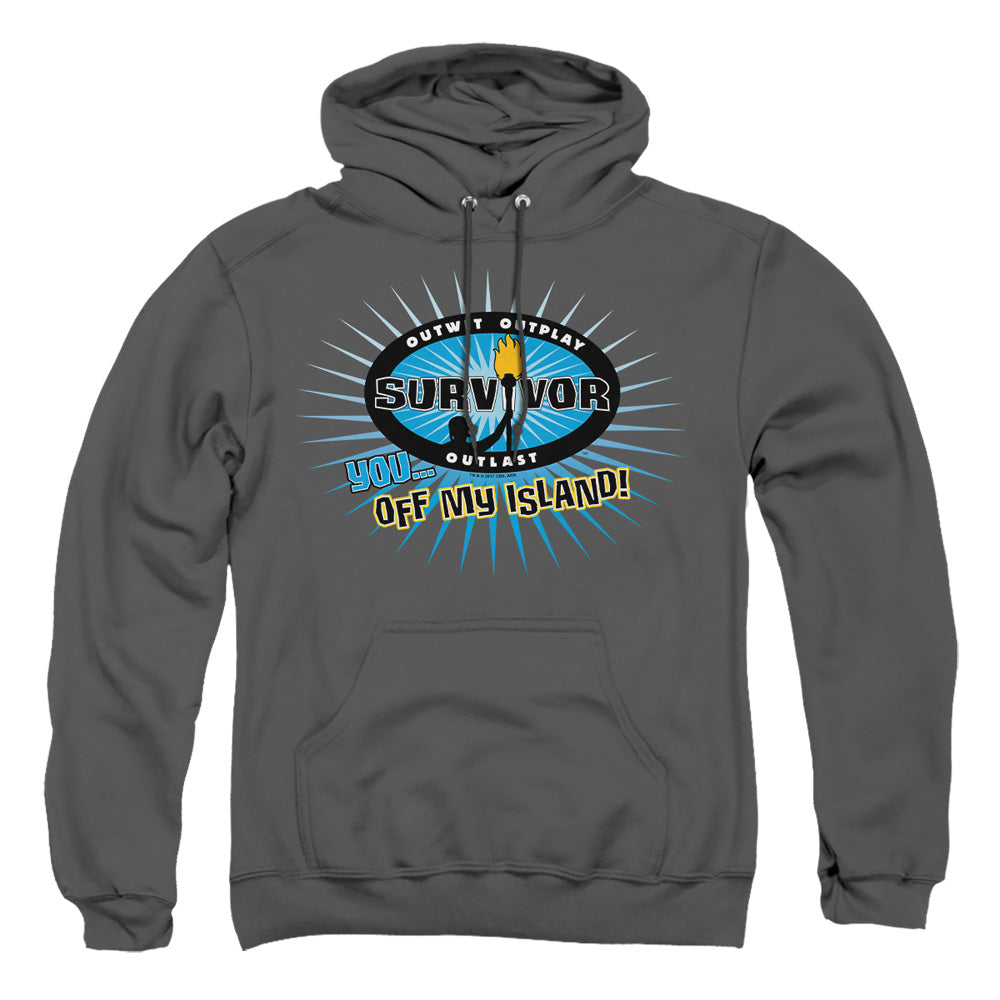 Survivor - Off My Island - Adult Pull-over Hoodie - Charcoal