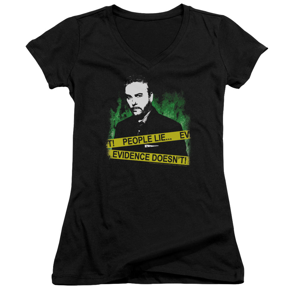 Csi - People Lie - Junior V-neck - Black