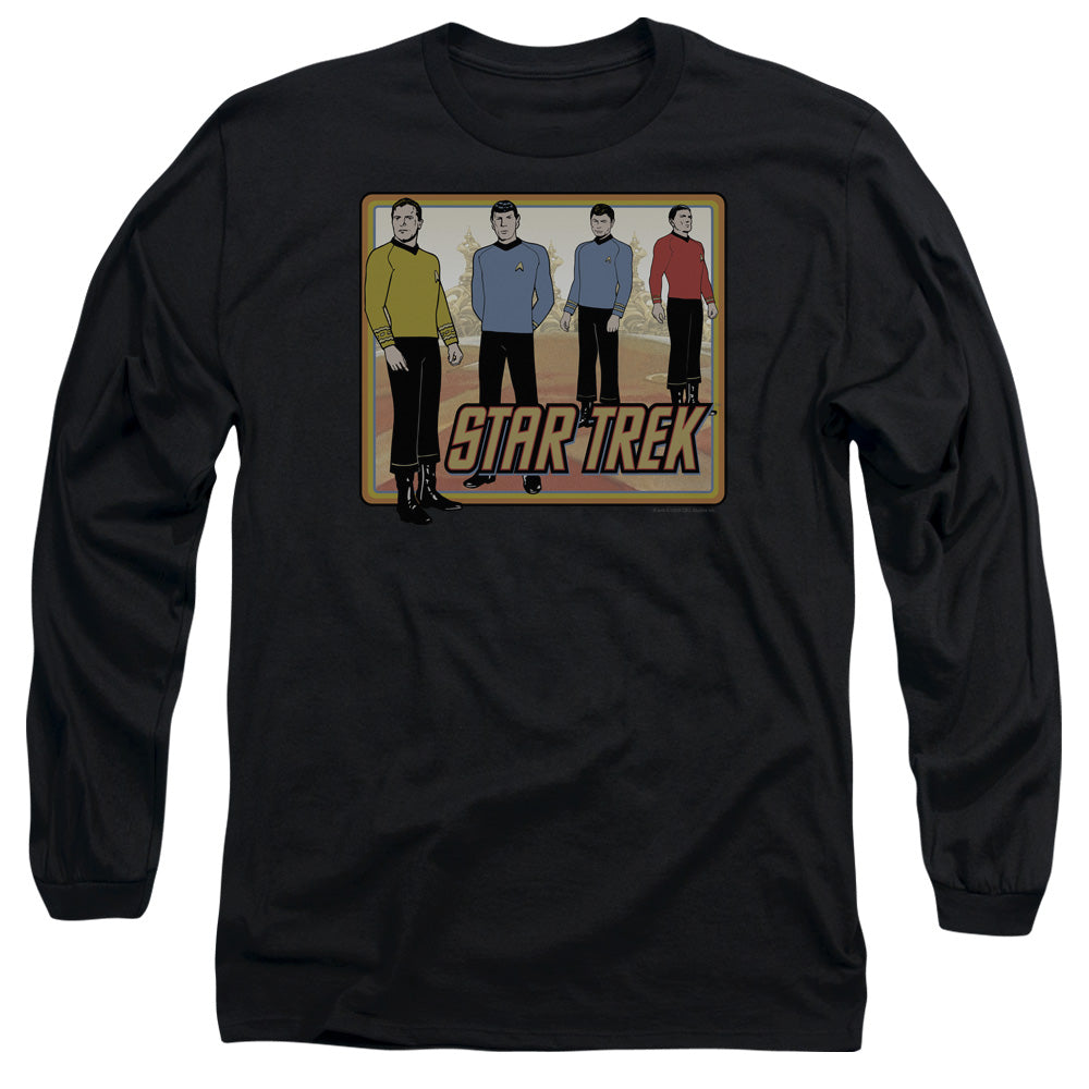 Star Trek - Classic - Long Sleeve Adult 18/1 - Black T-shirt