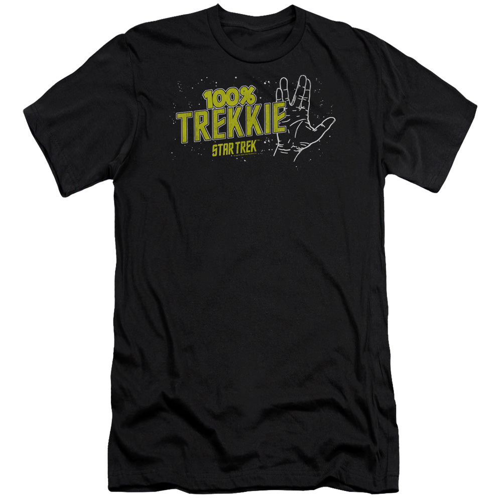 Star Trek - Trekkie-premuim Canvas Adult Slim Fit 30/1 - Black