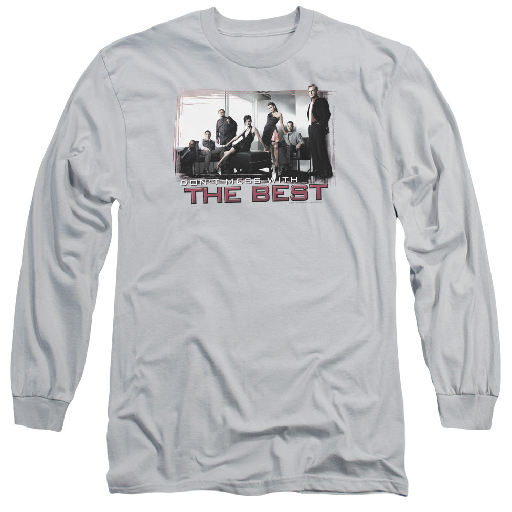 Ncis - The Best - Long Sleeve Adult 18/1 - Silver T-shirt