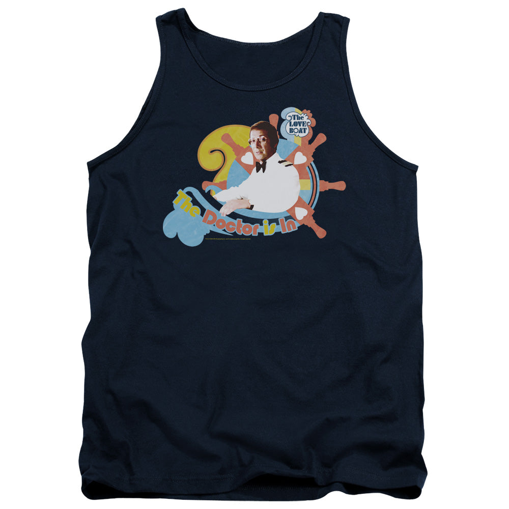 Love Boat - The Doctor Is In - Adult Tank - Navy