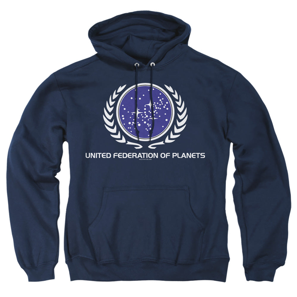 Star Trek - United Federation Logo - Adult Pull-over Hoodie - Navy