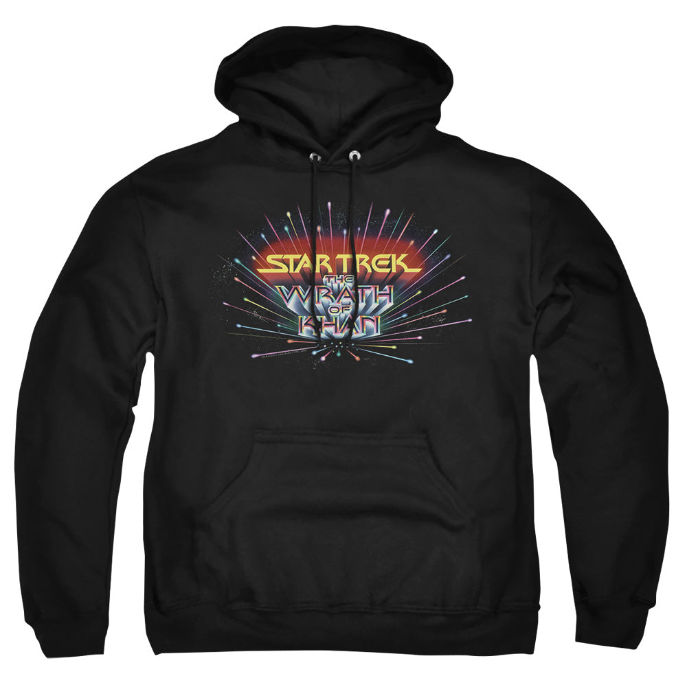 Star Trek - Khan Logo - Adult Pull-over Hoodie - Black
