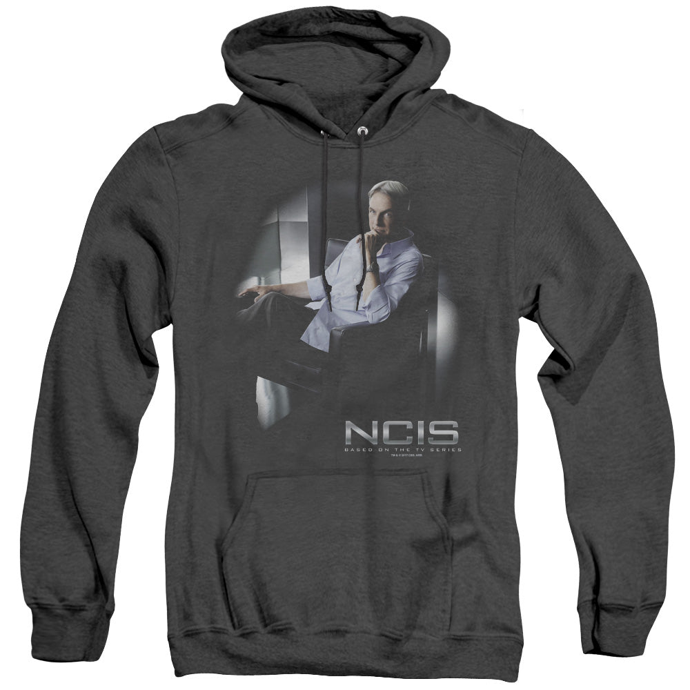 Ncis - Gibbs Ponders - Adult Heather Hoodie - Black