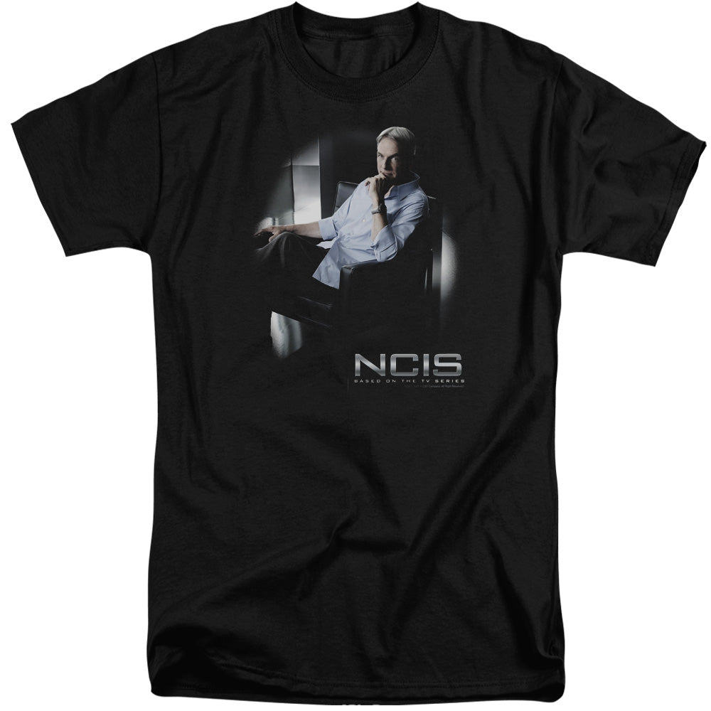 Ncis - Gibbs Ponders - Short Sleeve Adult Tall - Black T-shirt