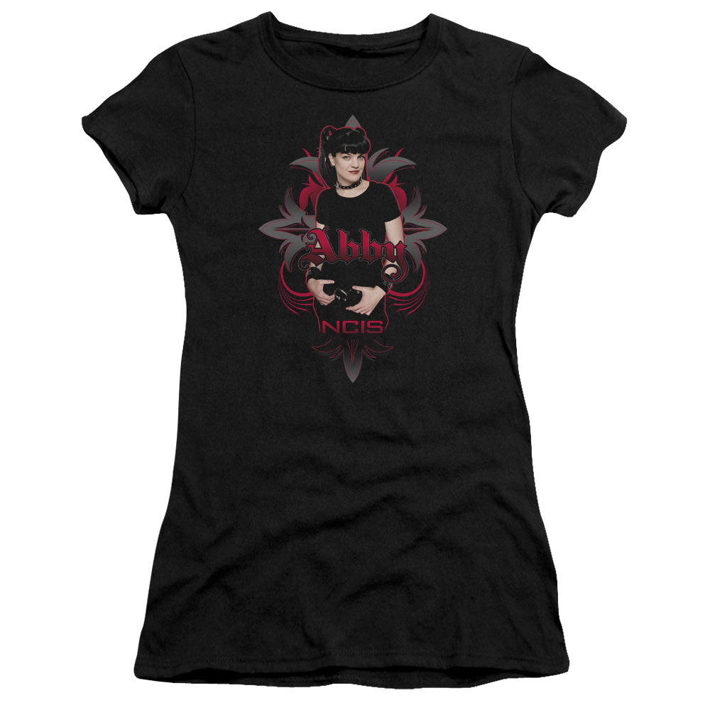 Ncis - Abby Gothic - Short Sleeve Junior Sheer - Black T-shirt