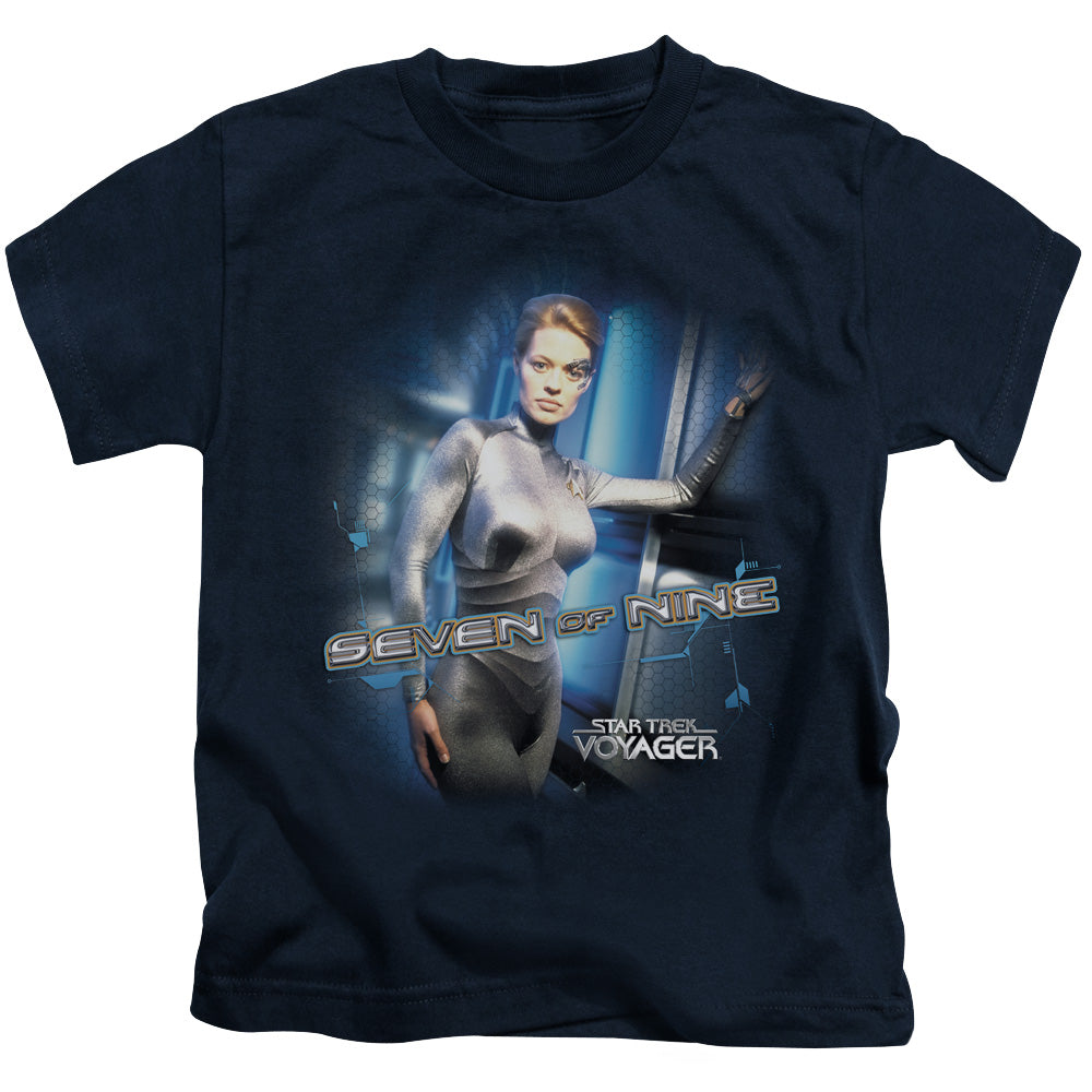 STAR TREK SEVEN OF NINE - S/S JUVENILE 18/1 - NAVY - T-Shirt