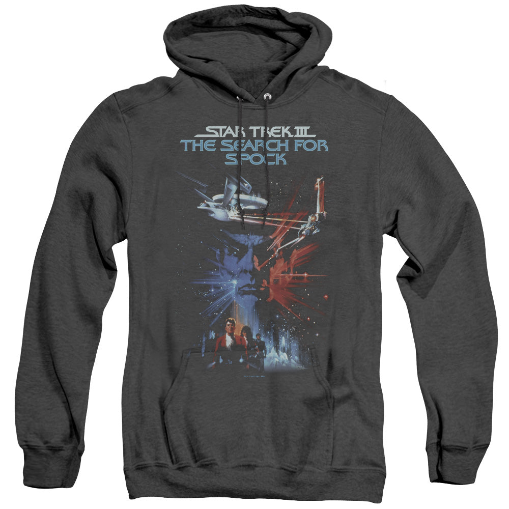 Star Trek - Search For Spock(Movie) - Adult Heather Hoodie - Black