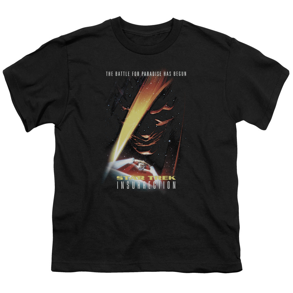 Star Trek - Insurrection(Movie) - Short Sleeve Youth 18/1 - Black T-shirt