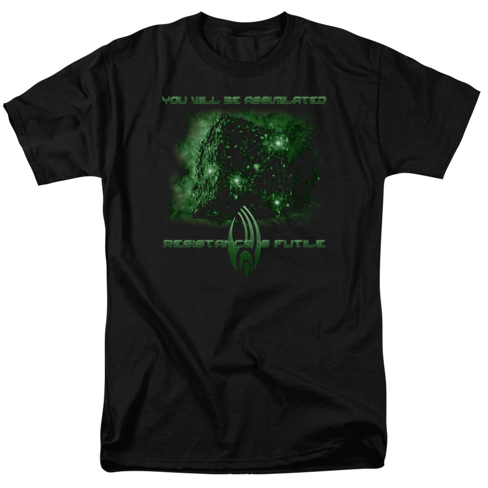 Star Trek - Assimilate - Short Sleeve Adult 18/1 - Black T-shirt