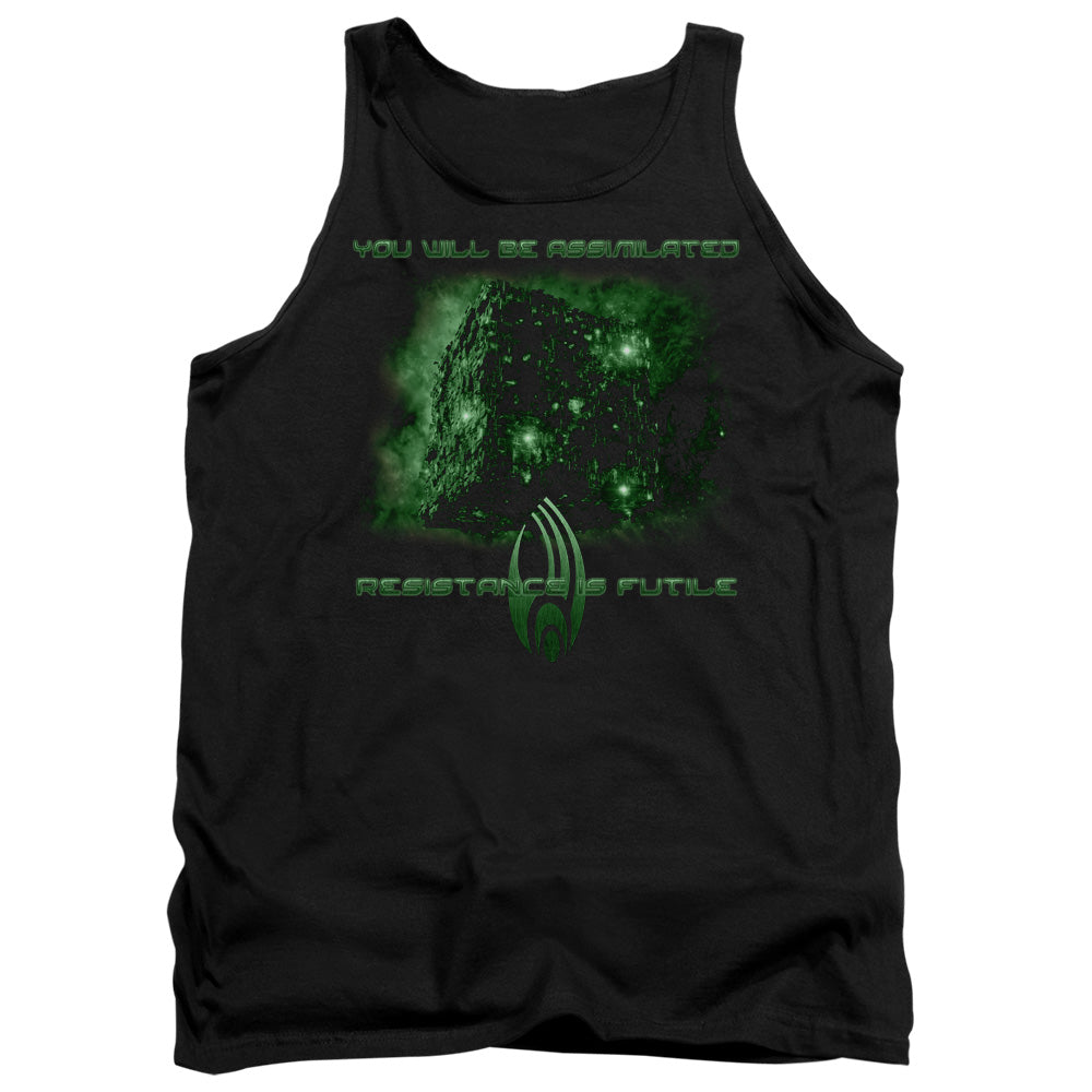 Star Trek - Assimilate - Adult Tank - Black