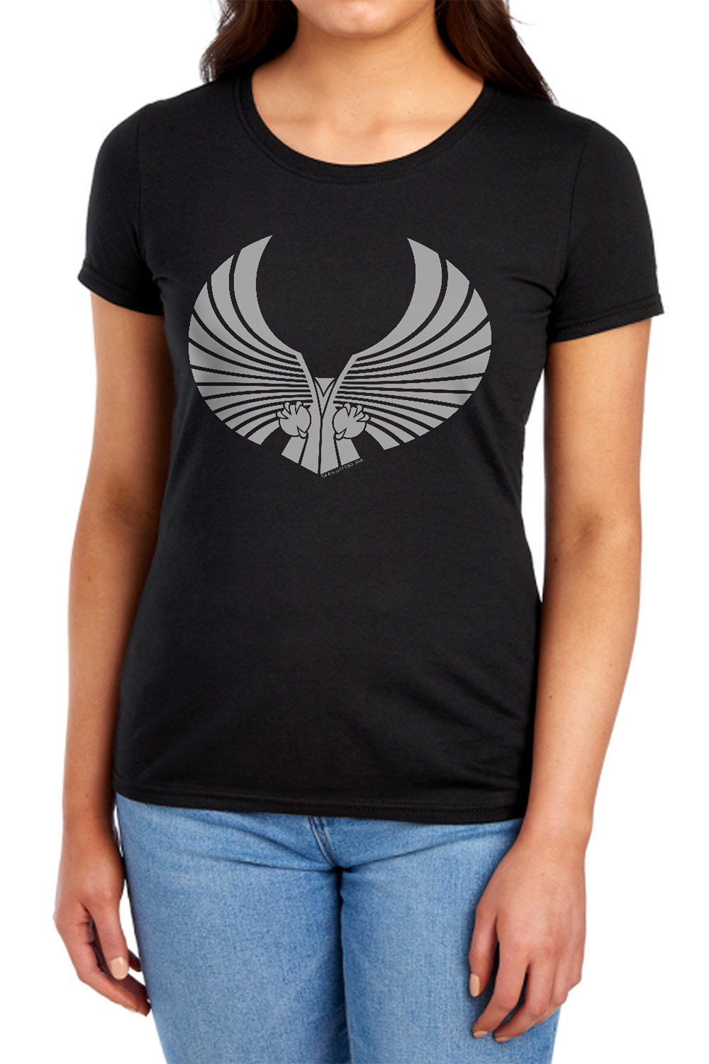 Star Trek - Romulan Logo - Short Sleeve Womens Tee - Black T-shirt