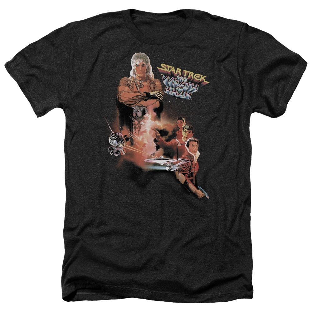 Star Trek - Wrath Of Khan(Movie) - Adult Heather-black