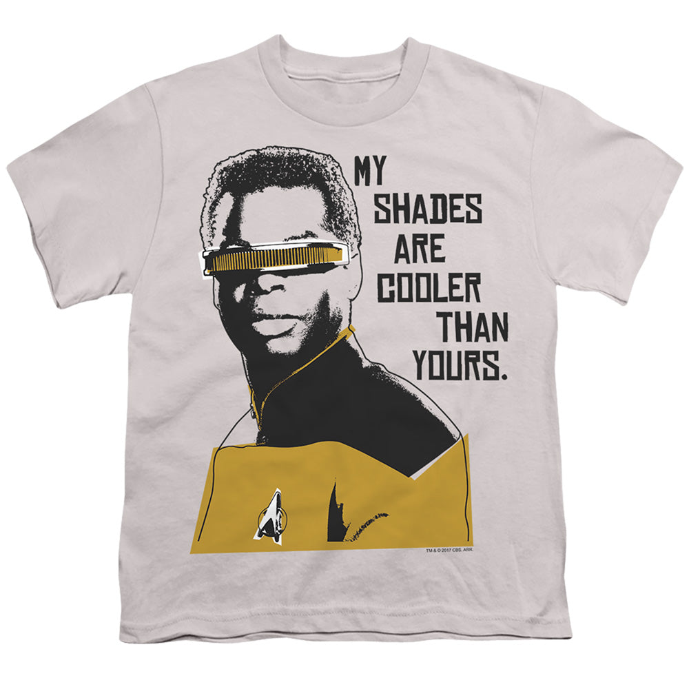 Star Trek - Cooler Shades - Short Sleeve Youth 18/1 - Silver T-shirt