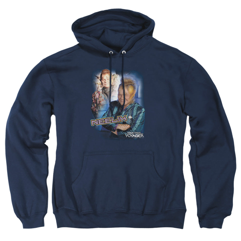 Star Trek - Neelix - Adult Pull-over Hoodie - Navy