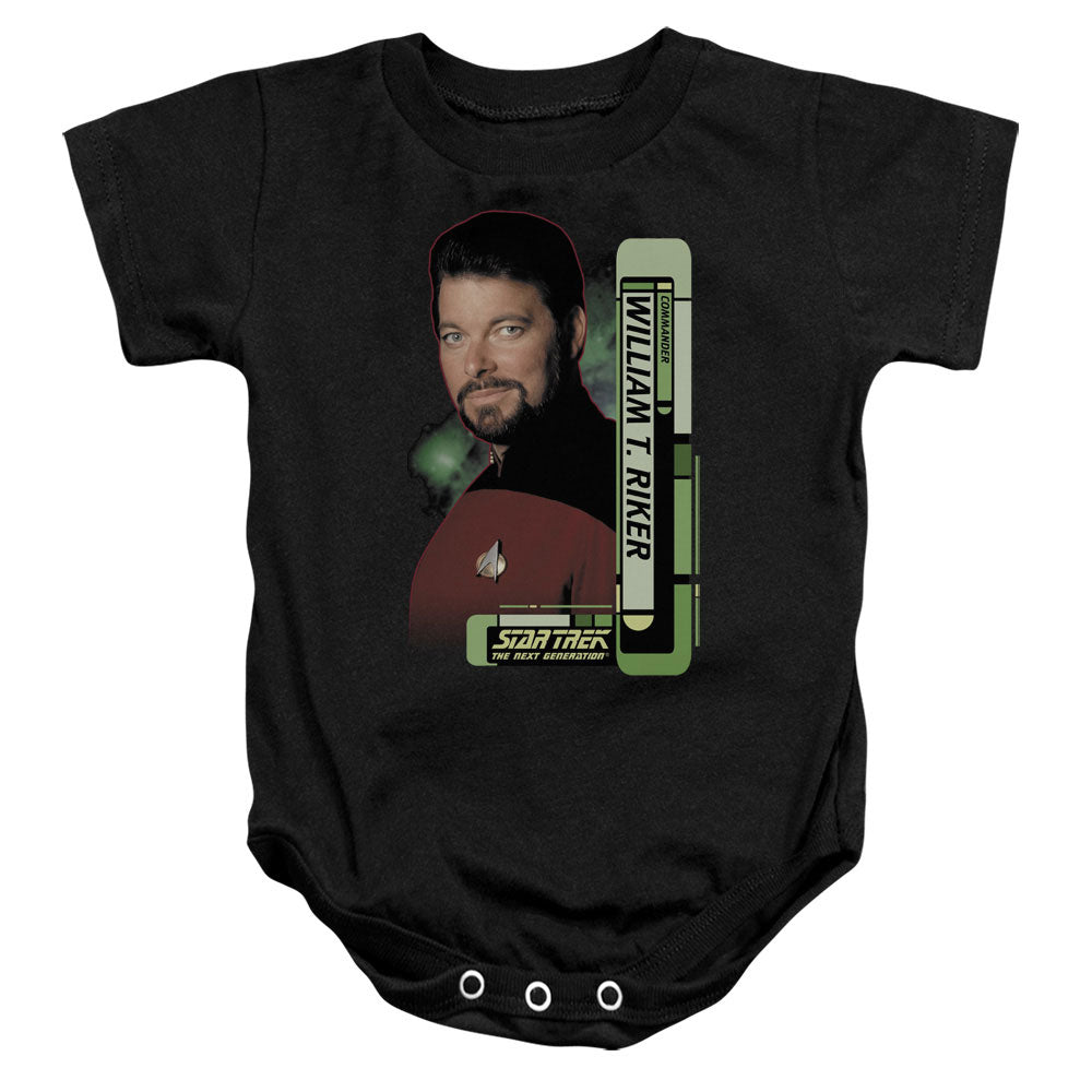 Star Trek - Riker-infant Snapsuit - Black