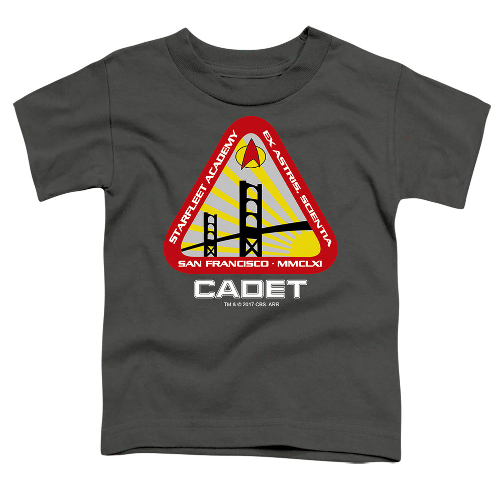 Star Trek - Starfleet Cadet - Short Sleeve Toddler Tee - Charcoal T-shirt
