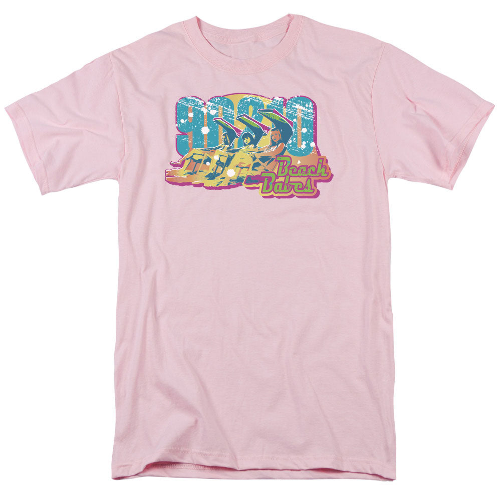 90210 - Beach Babes - Short Sleeve Adult 18/1 - Pink T-shirt