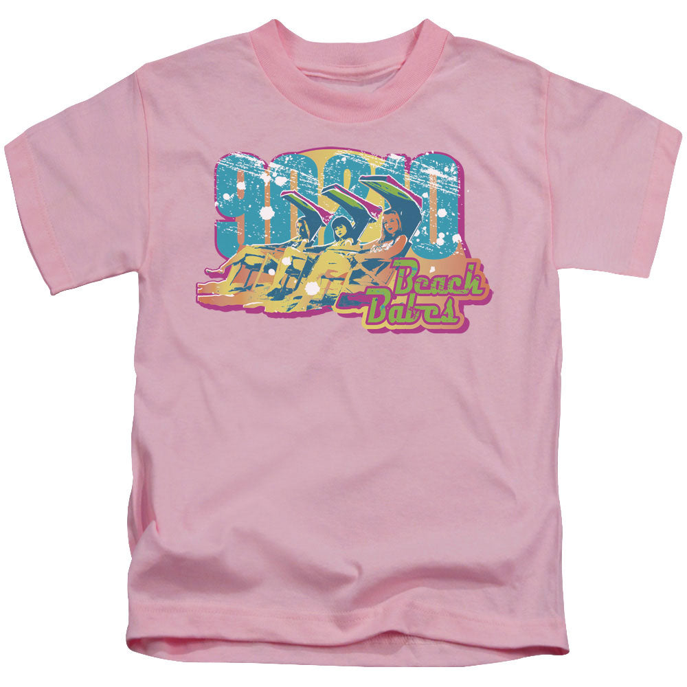 90210 - Beach Babes - Short Sleeve Juvenile 18/1 - Pink T-shirt