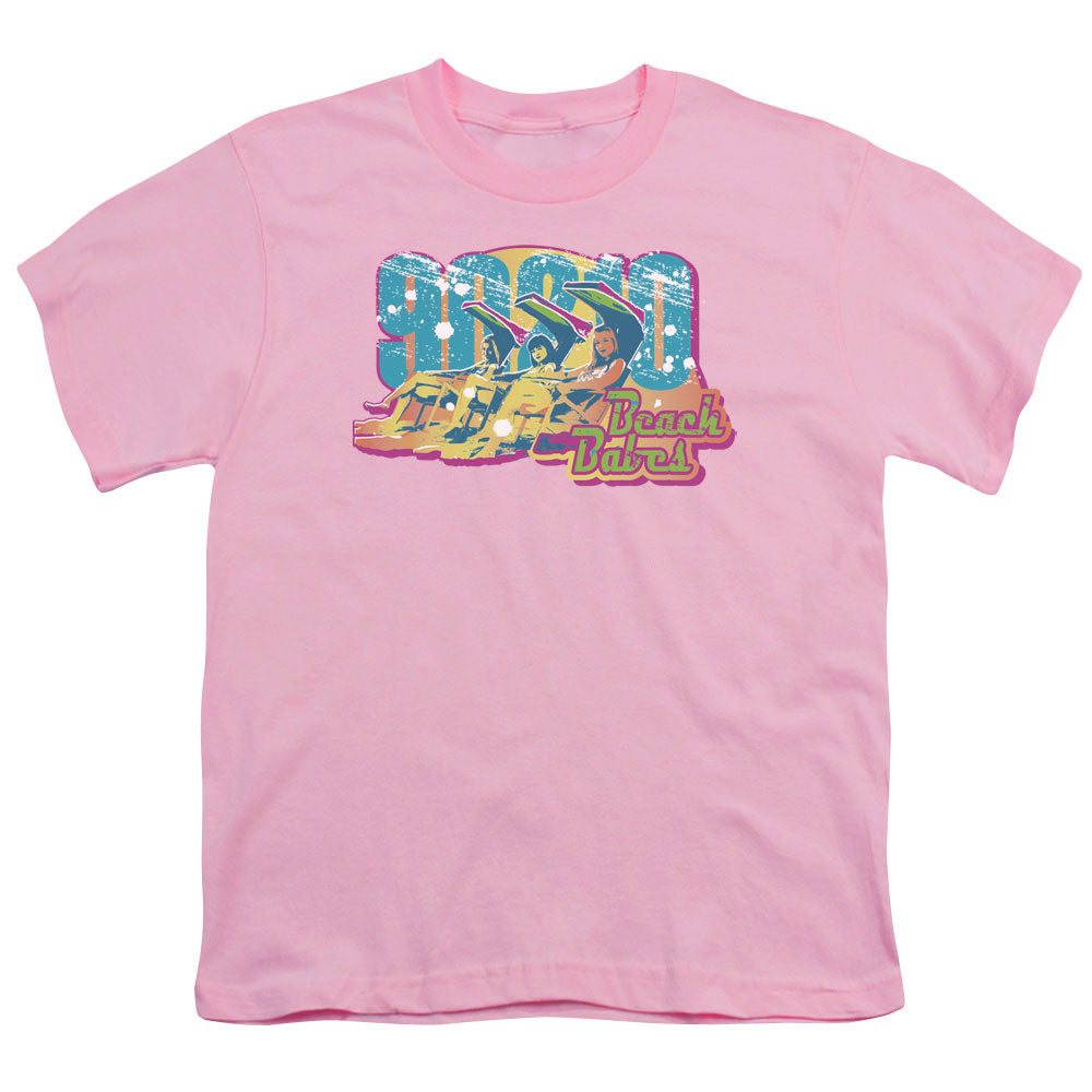 90210 - Beach Babes - Short Sleeve Youth 18/1 - Pink T-shirt