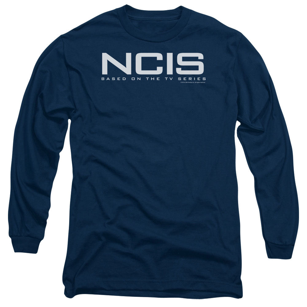 Ncis - Logo - Long Sleeve Adult 18/1 - Navy T-shirt