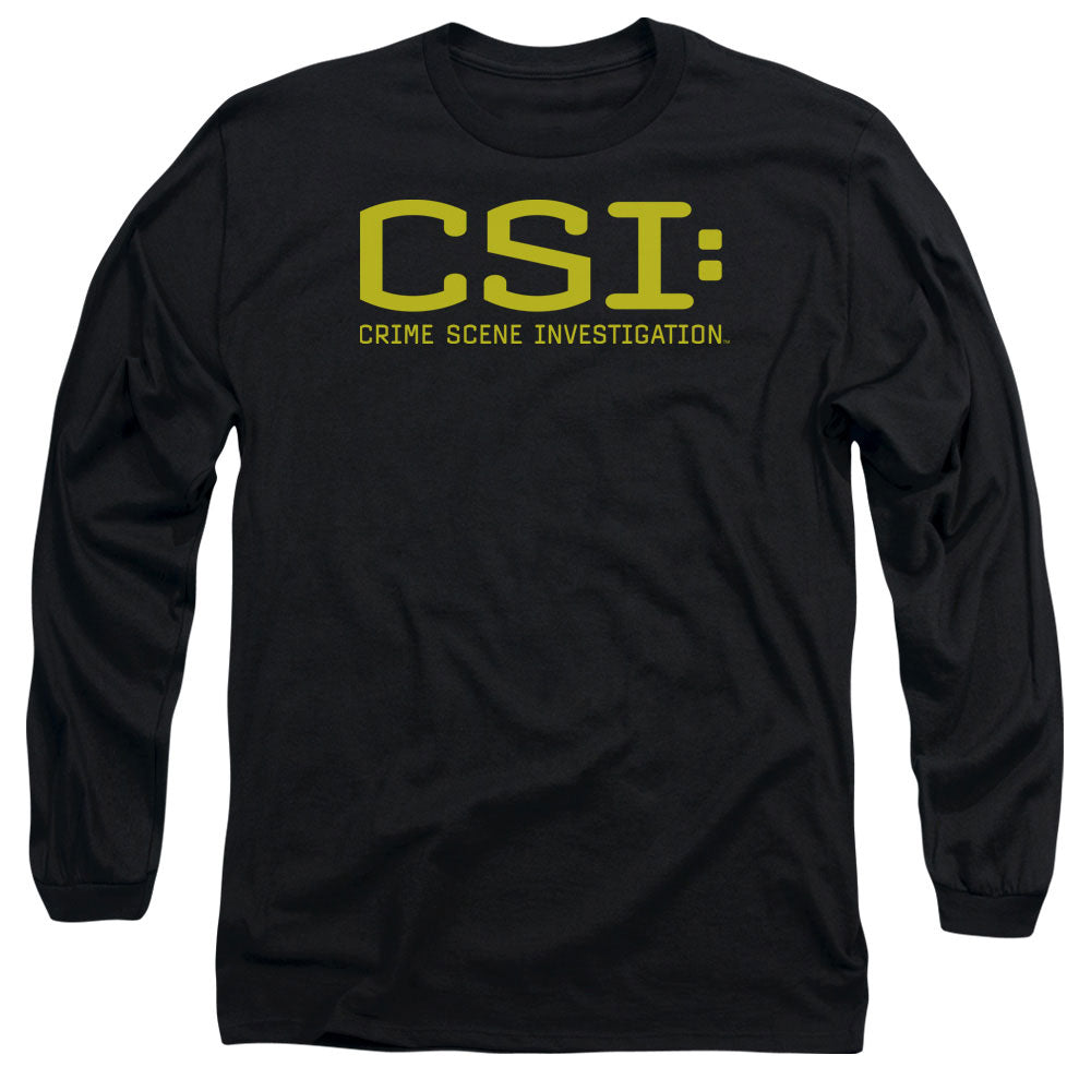 Csi - Logo - Long Sleeve Adult 18/1 - Black T-shirt