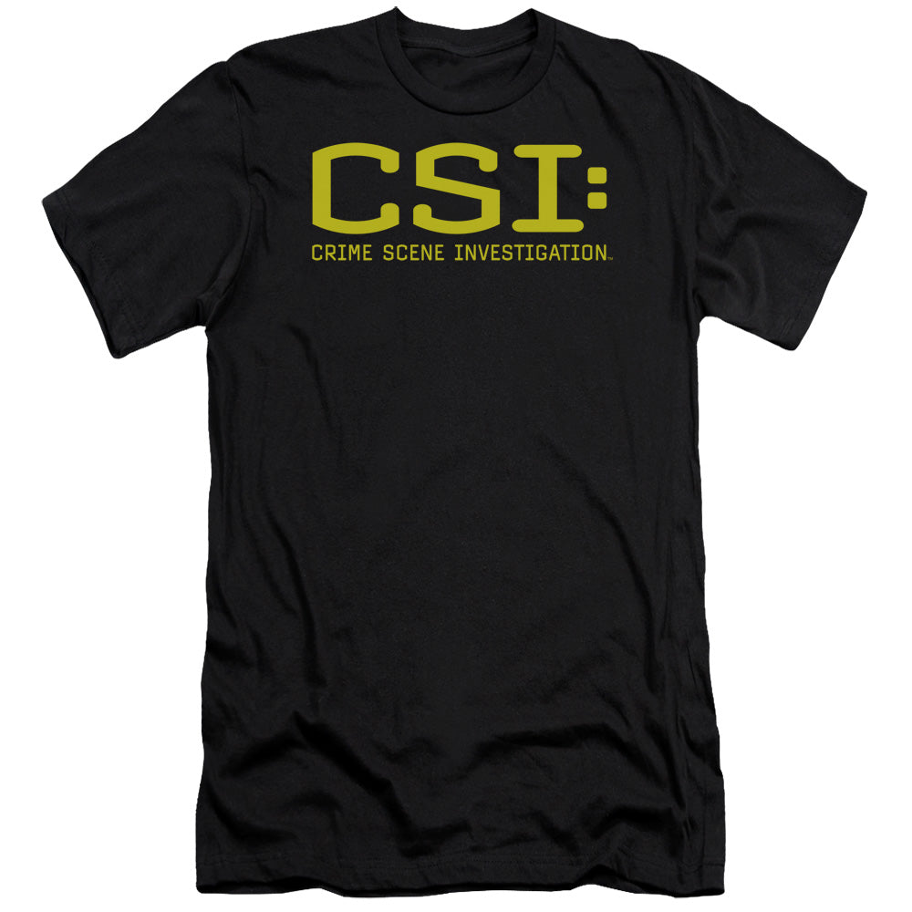 Csi - Logo-premuim Canvas Adult Slim Fit 30/1 - Black
