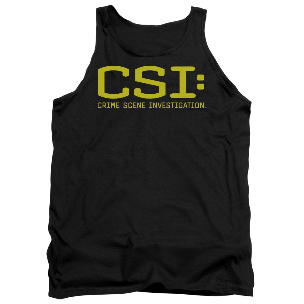 Csi - Logo - Adult Tank - Black