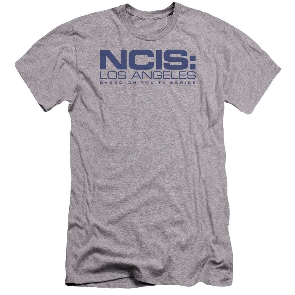 Ncis La - Logo-premuim Canvas Adult Slim Fit 30/1 - Athletic Heather