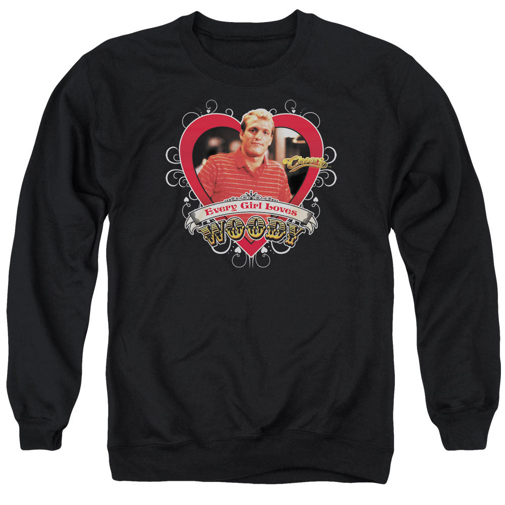 Cheers - Woody - Adult Crewneck Sweatshirt - Black