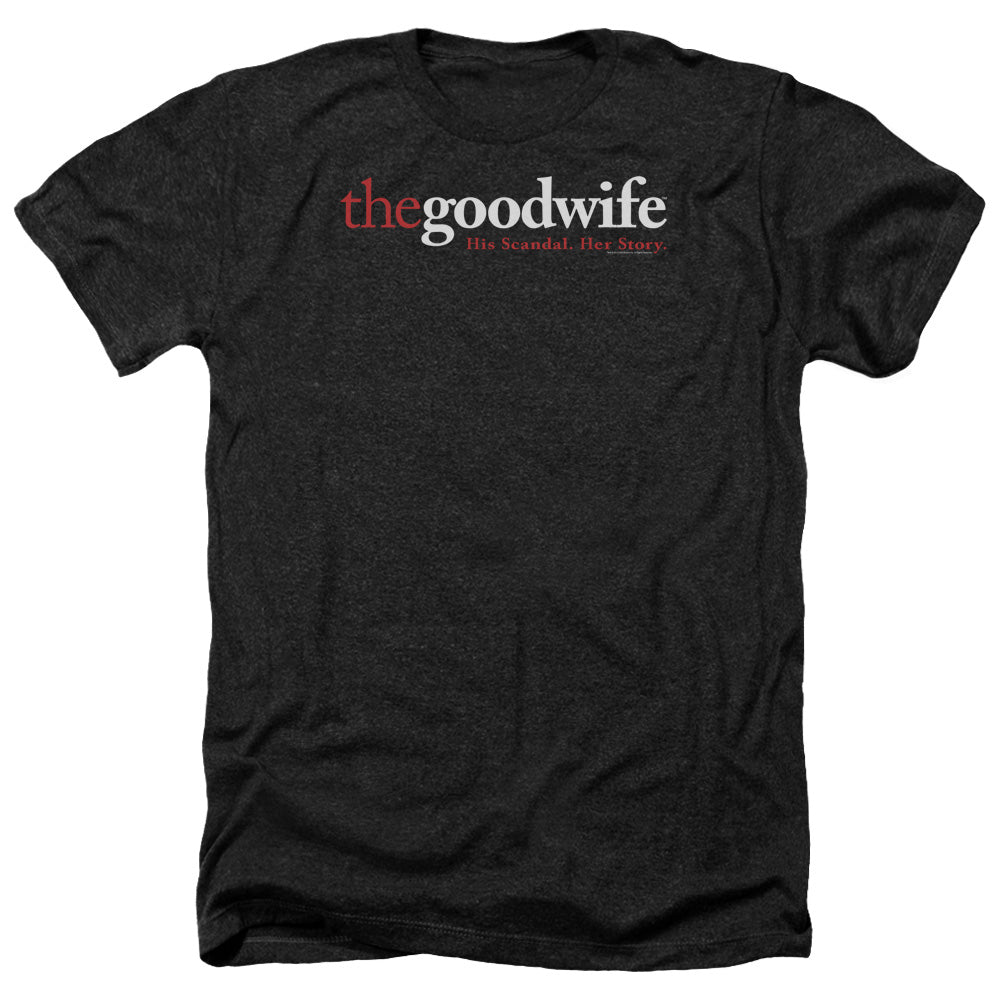 The Good Wife - Logo - Adult Heather-black