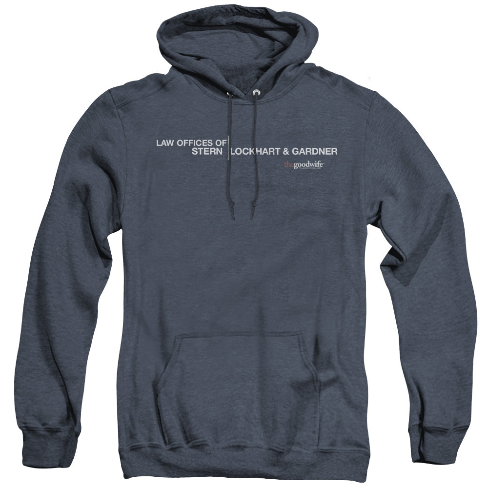 The Good Wife - Law Offices - Adult Heather Hoodie - Navy