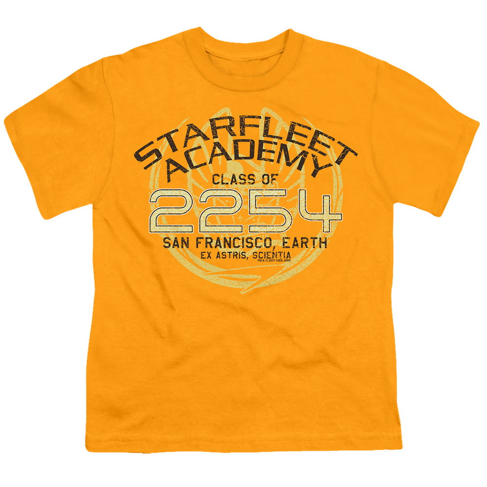 Star Trek - Kirk Graduation - Short Sleeve Youth 18/1 - Gold T-shirt