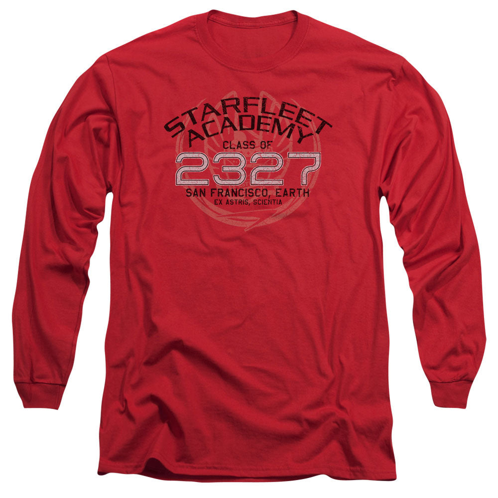 Star Trek - Picard Graduation - Long Sleeve Adult 18/1 - Red T-shirt