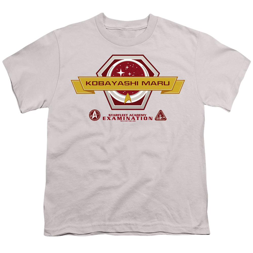 Star Trek - Kobayashi Maru - Short Sleeve Youth 18/1 - Silver T-shirt