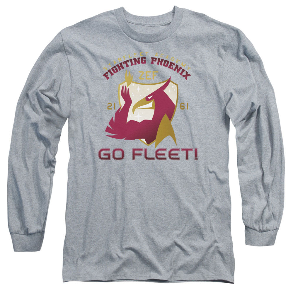 Star Trek - Fighting Phoenix - Long Sleeve Adult 18/1 - Athletic Heather T-shirt