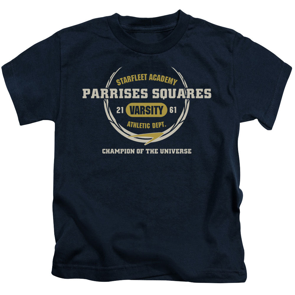 STAR TREK PARRISES SQUARES - S/S JUVENILE 18/1 - NAVY - T-Shirt