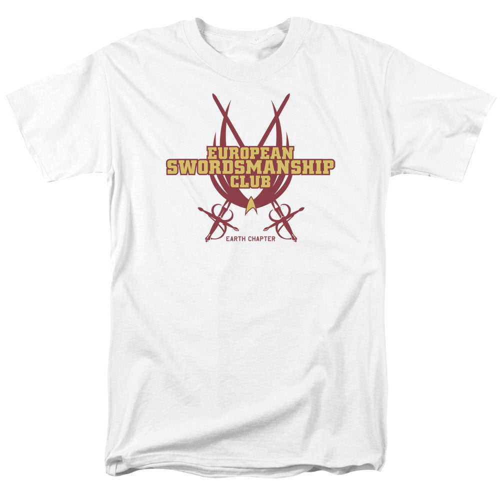 Star Trek - Swordsmanship Club - Short Sleeve Adult 18/1 - White T-shirt