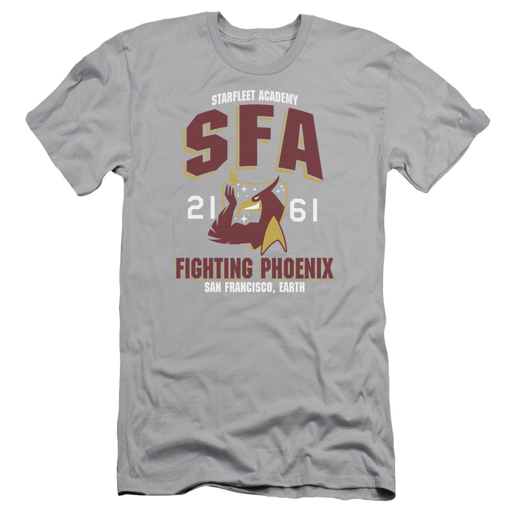 Star Trek - Sfa Fighting Phoenix - Short Sleeve Adult 30/1 - Silver T-shirt