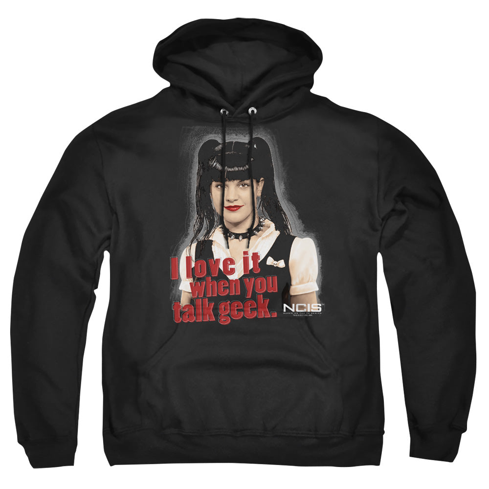 Ncis - Geek Talk - Adult Pull-over Hoodie - Black