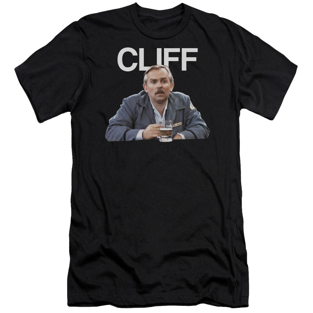 CHEERS CLIFF - S/S ADULT 30/1 - BLACK T-Shirt