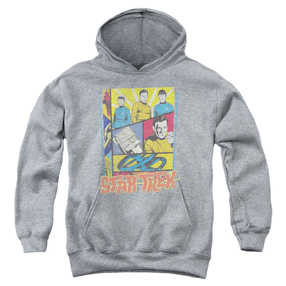 Star Trek - Vintage Collage - Youth Pull-over Hoodie - Heather