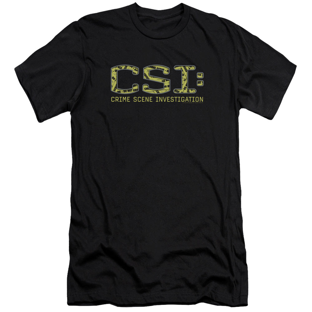 Csi - Collage Logo-premuim Canvas Adult Slim Fit 30/1 - Black