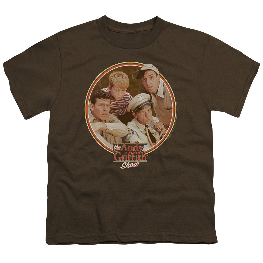 Andy Griffith - Boys Club - Short Sleeve Youth 18/1 - Coffee T-shirt
