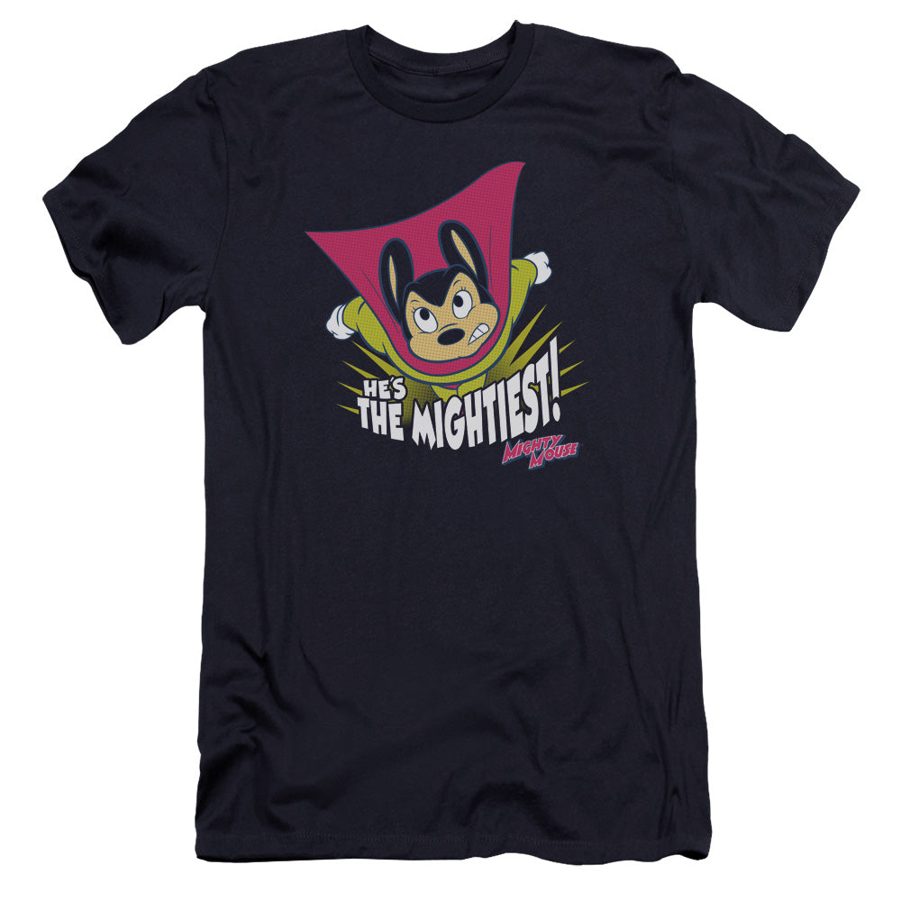 Mighty Mouse - The Mightiest-premuim Canvas Adult Slim Fit 30/1 - Navy