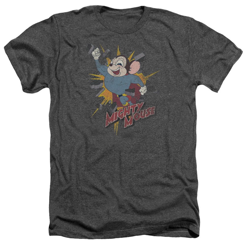 Mighty Mouse - Break Through - Adult Heather - Charcoal