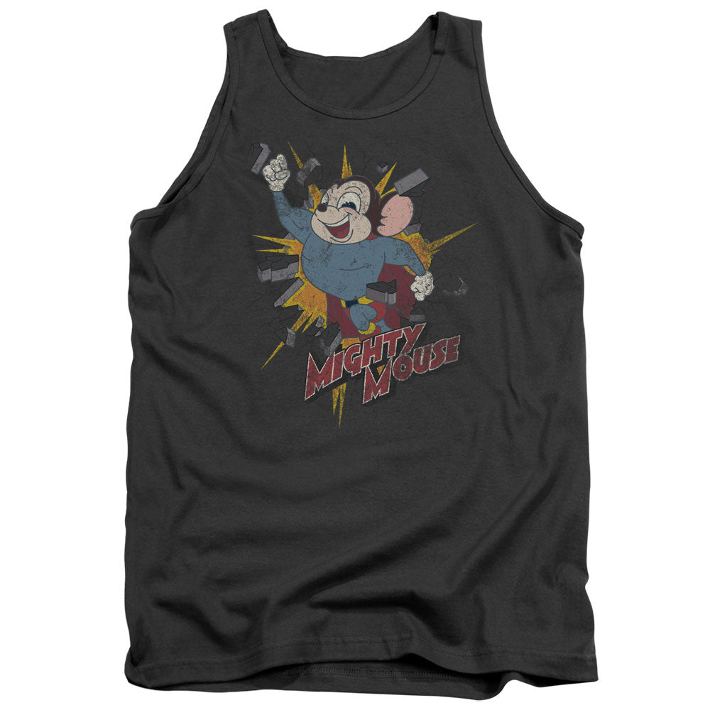 Mighty Mouse - Break Through - Adult Tank - Charcoal
