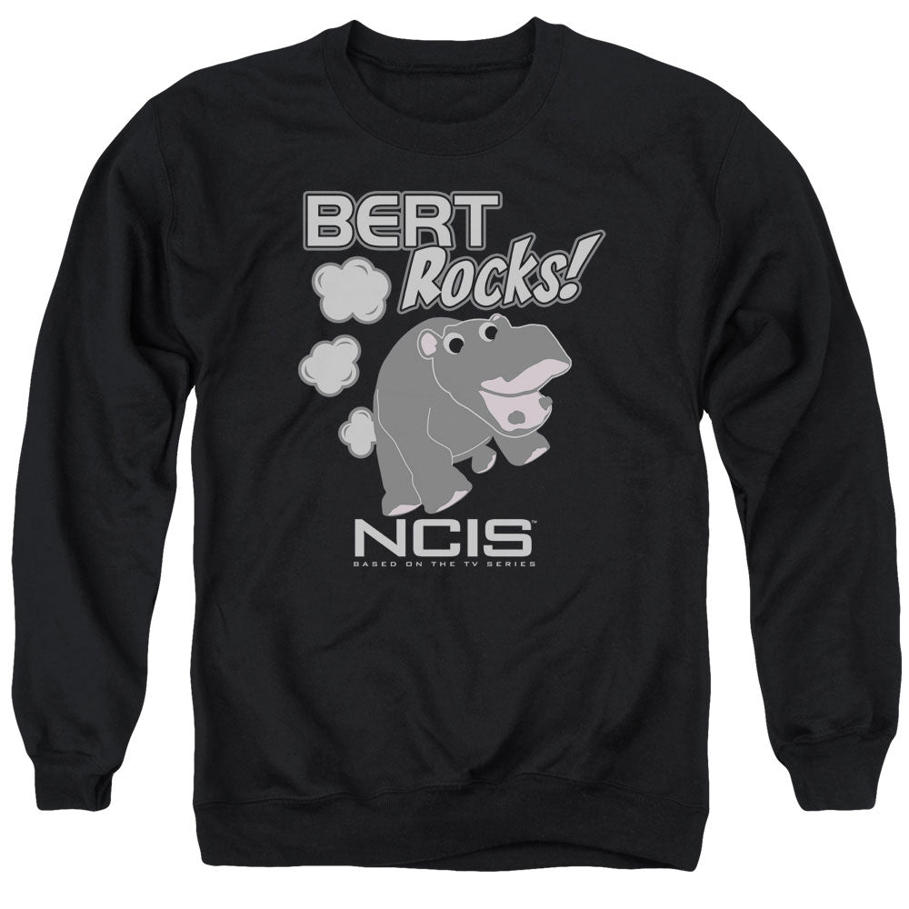 Ncis - Bert Rocks - Adult Crewneck Sweatshirt - Black