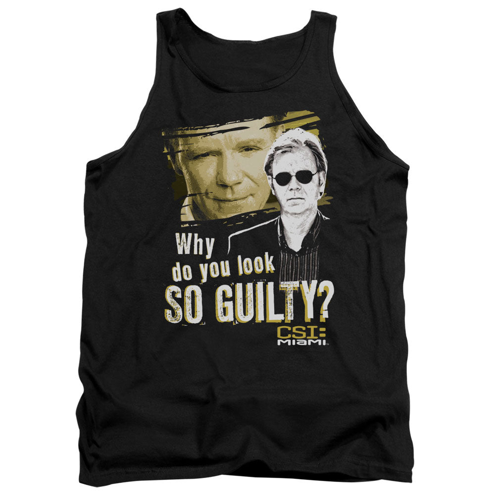 Csi Miami - So Guilty - Adult Tank - Black